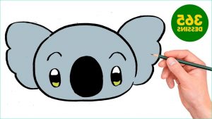 Animaux Dessin Facile Nouveau Collection Ment Dessiner Koala Kawaii Kawaii Dessin Facile Étape
