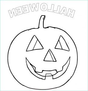Citrouille Halloween Coloriage Luxe Stock Citrouille Coloriage Halloween Gratuit à Imprimer Et