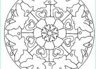 Coloriage à Imprimer Mandala Coeur Élégant Image 18 Dessins De Coloriage Mandala Coeur à Imprimer