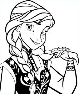 Coloriage Anna Beau Photos Coloriage Anna à Imprimer