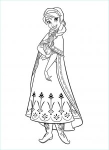 Coloriage Anna Luxe Galerie Anna Coloring Pages for Kids