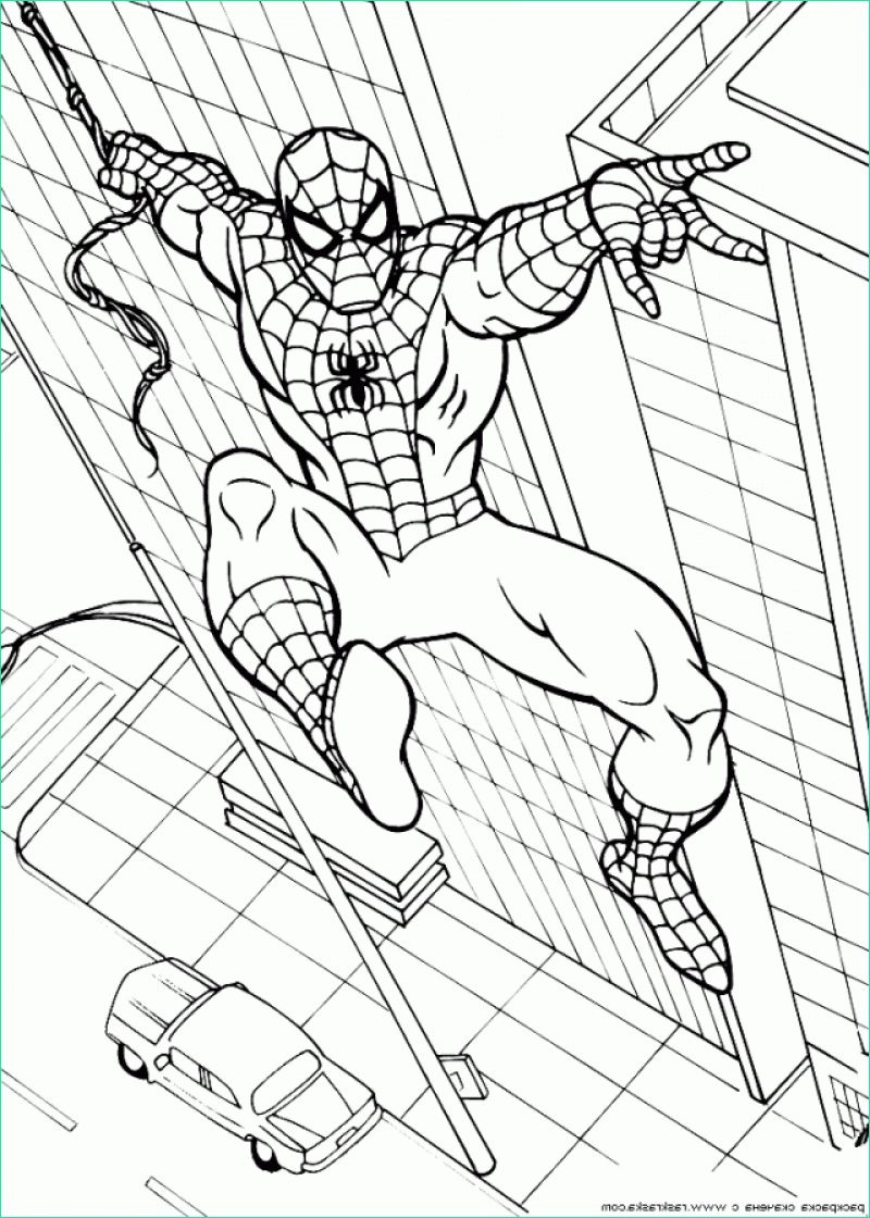 Coloriage De Spiderman Luxe Image Coloriage De Spiderman 10