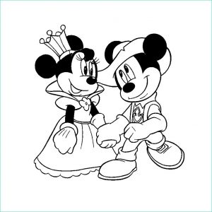 Coloriage Disney Mickey Et Minnie Beau Stock Mickey Minnie Prince Coloriage Mickey Et Ses Amis