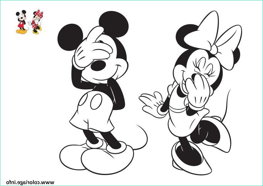 Coloriage Disney Mickey Et Minnie Élégant Collection Coloriage Disney Mickey Et Minnie5 Dessin
