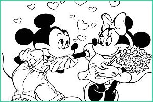 Coloriage Disney Mickey Et Minnie Luxe Collection Image Coloriage