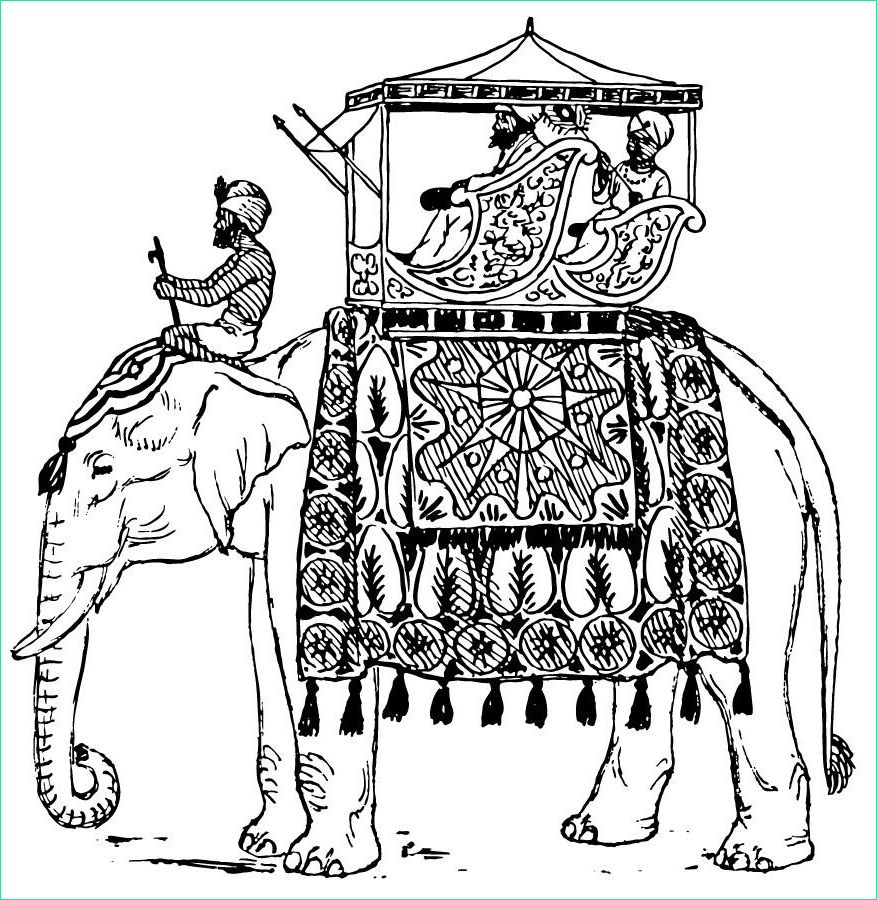 Coloriage éléphant Inde Nouveau Photos Dibujo Para Colorear Elefante En India Dibujos Para
