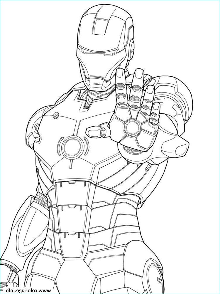 Coloriage Iron Man Bestof Stock Coloriage Iron Man 3 Marvel Mode Defense Dessin