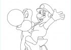 Coloriage Mario Yoshi Cool Images Coloriage Super Mario and Yoshi Jecolorie