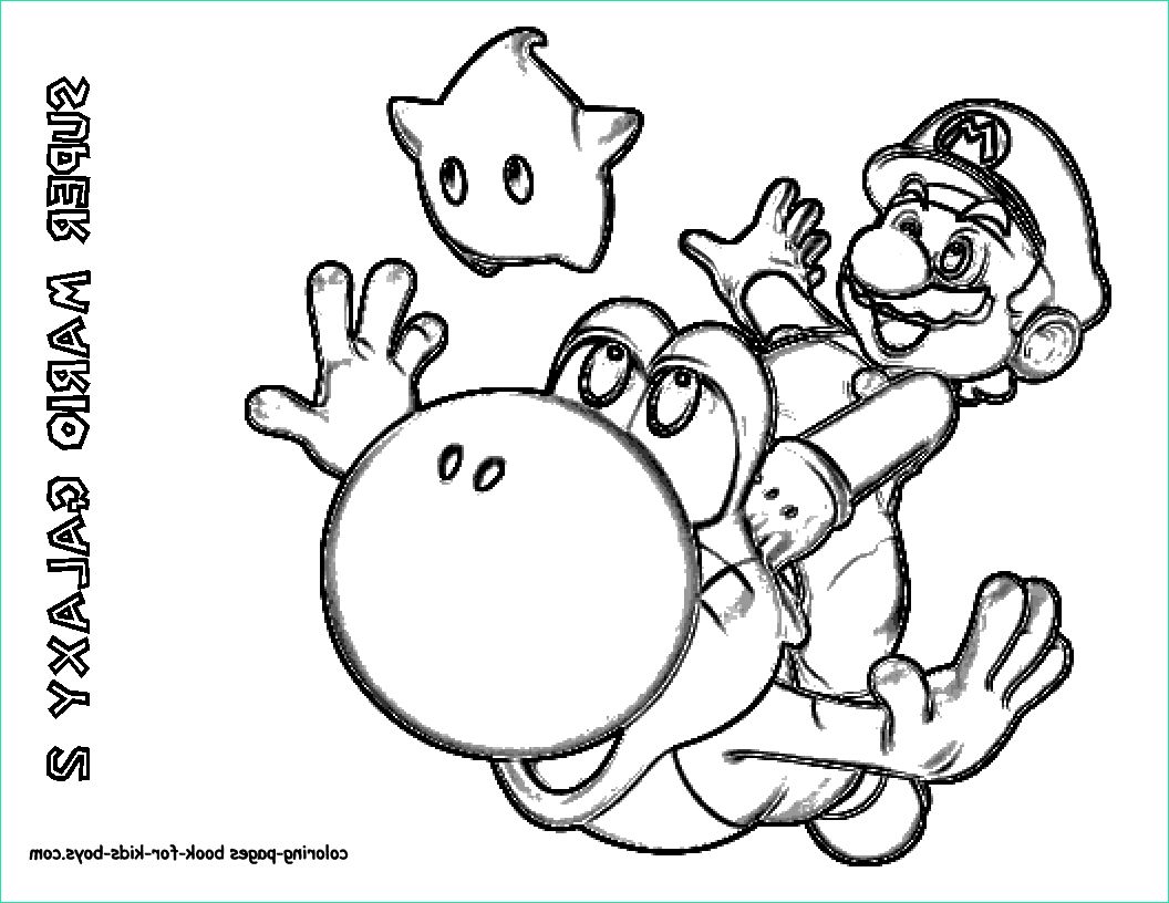 Coloriage Mario Yoshi Élégant Images Pprintable Yoshi and Mario