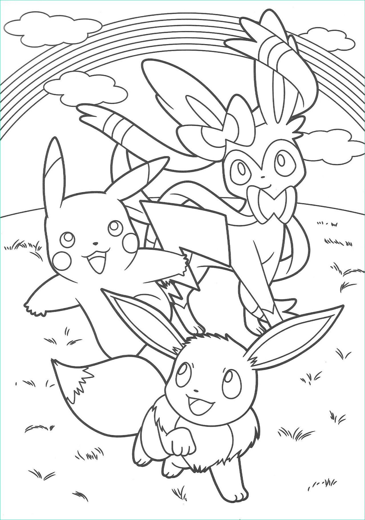 Coloriage Pokemon Kawaii Beau Stock Pokémon Scans From Pacificpikachu S Collection