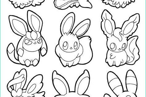 Coloriage Pokemon Kawaii Inspirant Image Le Plus Récent Pour Coloriage