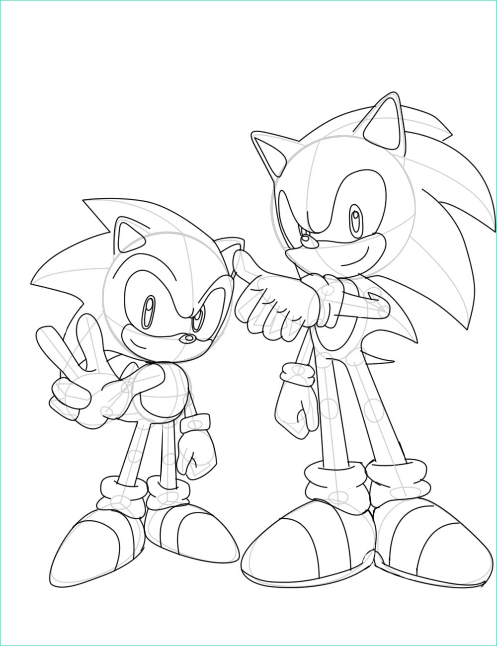 Coloriage sonic à Imprimer Cool Image sonic Generations Lineart by sonicwindartist On Deviantart