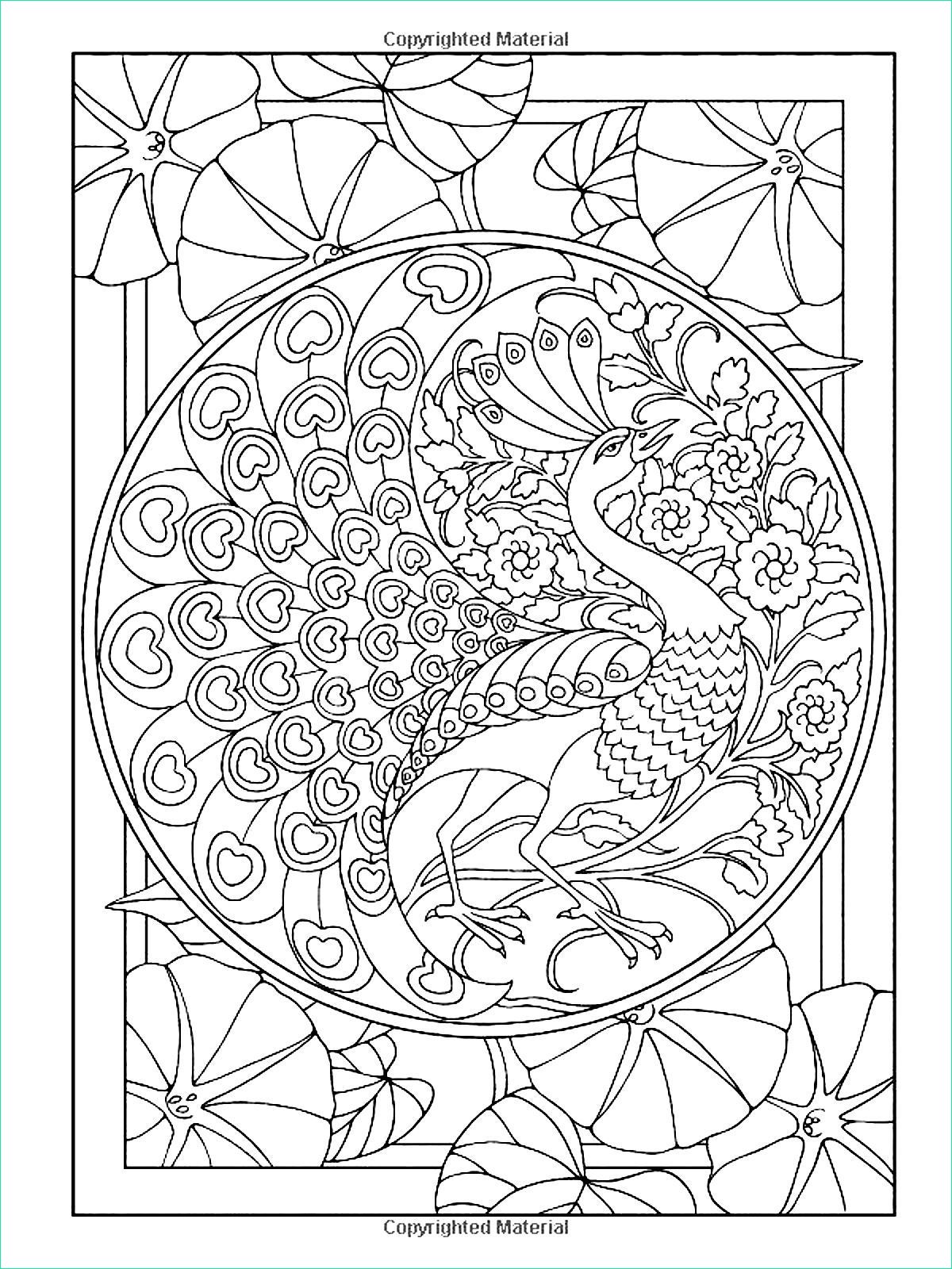 Coloriage Stylé Luxe Photos Art Nouveau Style Peacock Art Nouveau Coloring Pages for