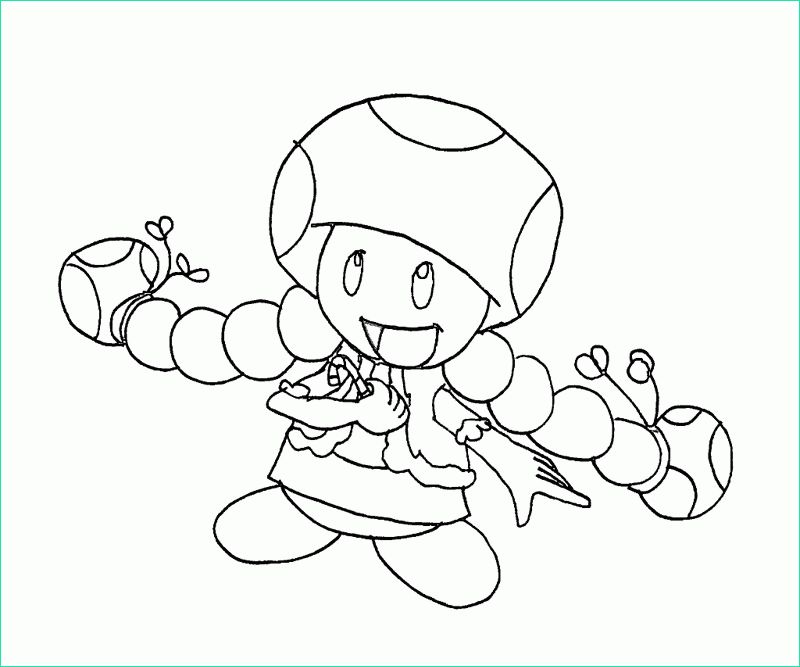 Coloriage toad Cool Collection Mario toadette Coloring Pages &amp; Becuo