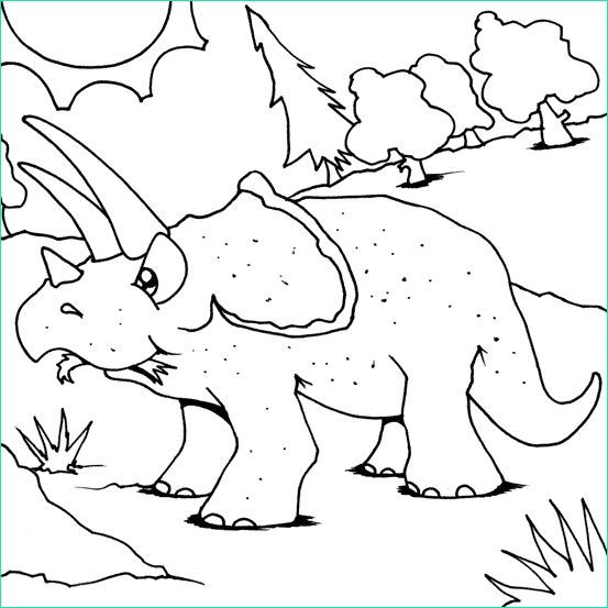 Coloriage Triceratops Nouveau Images Coloriages à Imprimer Triceratops Numéro