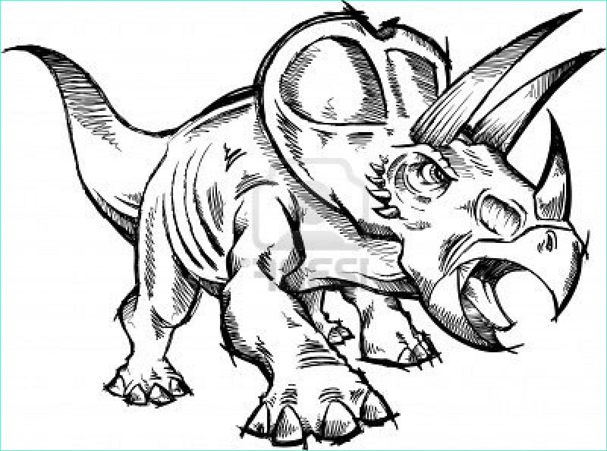 Coloriage Triceratops Unique Images Coloriages à Imprimer Triceratops Numéro