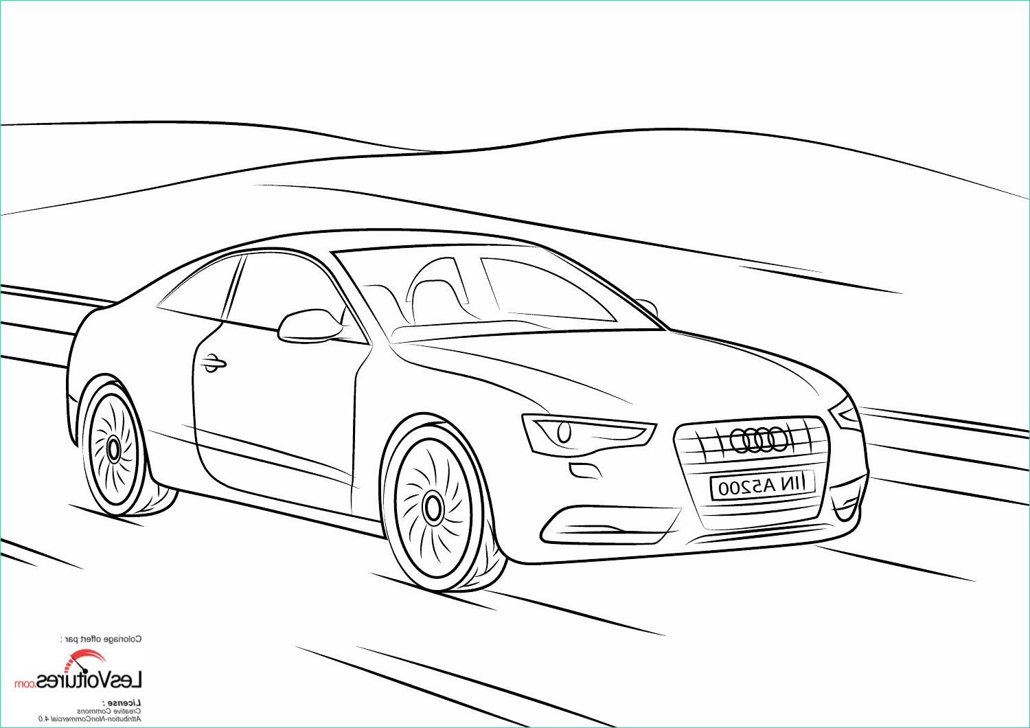 Coloriage Voiture Audi Luxe Stock Audi A5 Coloriage Voiture