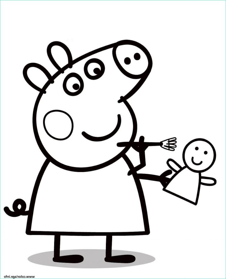 Coloriages Peppa Pig Inspirant Photos Coloriage Peppa Pig 69 Jecolorie ...