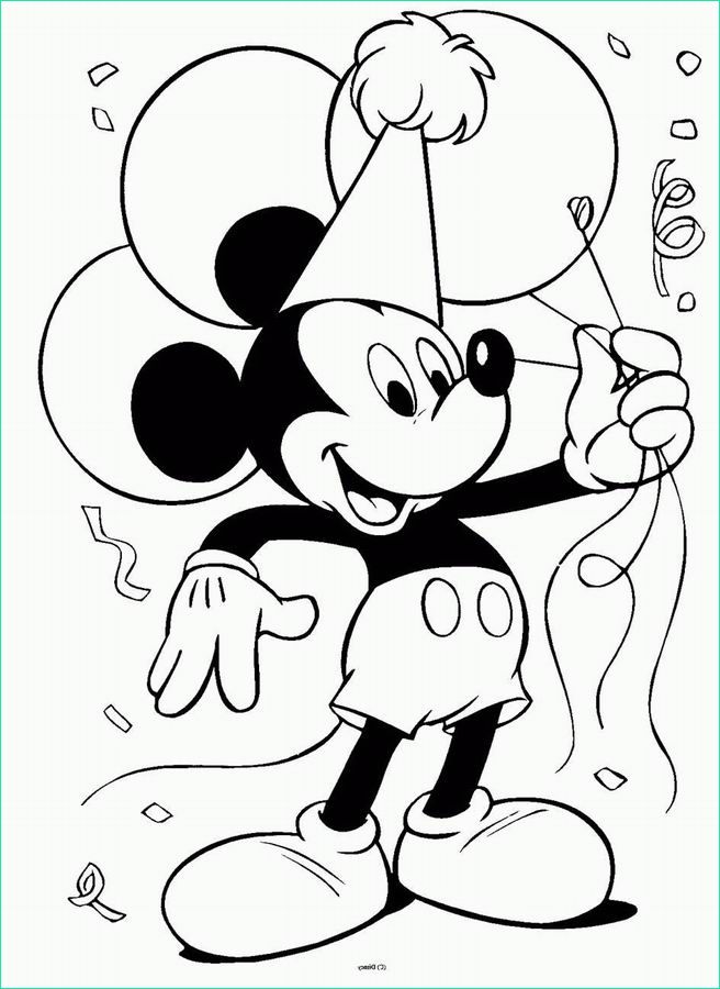 Dessin à Colorier Bestof Collection Imprime Le Dessin à Colorier De Mickey Mouse