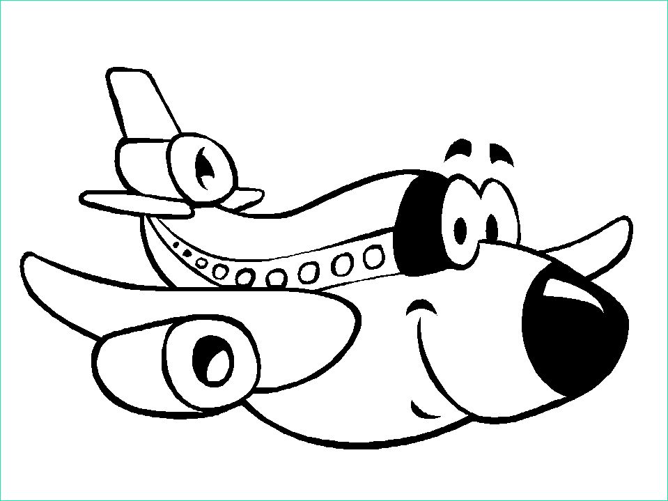 Dessin Avion Simple Beau Images Airplane Coloring Pages