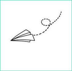 Dessin Avion Simple Cool Image Paper Airplane Tattoo Tumblr Google Search