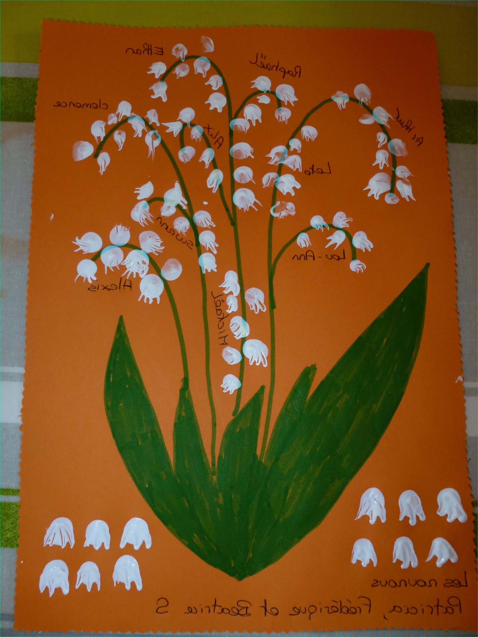Dessin De Muguet Facile Nouveau Stock Fleurs Peinture Maternelle