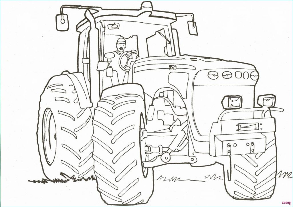 Dessin De Tracteur à Imprimer Luxe Images Épinglé Sur Coloriage Noel à