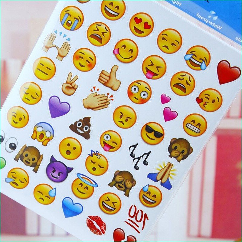 Dessin Emoji Bestof Image 19 Sheets Stickers Hot Popular 912 Cute Lovely Die Emoji
