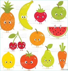 Dessin Fruits Et Légumes Luxe Images Dessin De Fruits Et Légumes Avec Les Yeux Dans Un Style