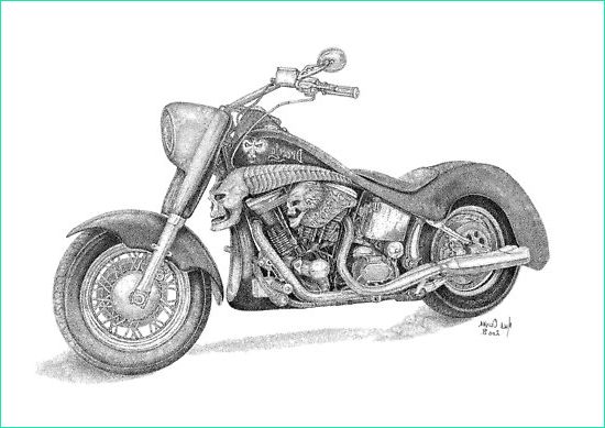 Dessin Harley Davidson Luxe Galerie Póster Dibujo De Harley Davidson De Ollie232