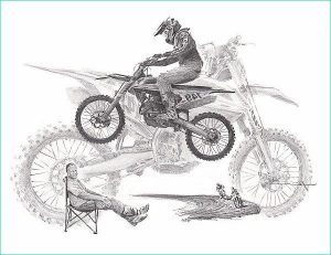 Dessin Motocross Cool Photos &quot;motocross Collage Drawing&quot; by Mike theuer