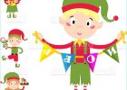 Dessin Noel Enfant Beau Collection Aides De Père Noël Enfants Dessin Animé Elf Vector