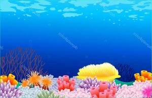 Dessin Ocean Bestof Images Sea Life Background — Stock Vector © Dagadu