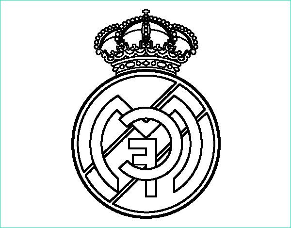 Dessin Real Madrid Nouveau Images Coloriage De Blason Du Real Madrid C F Pour Colorier