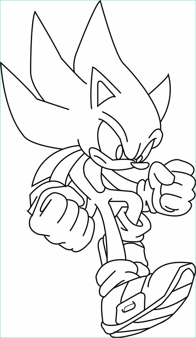 Dessin sonic Bestof Collection Super sonic Lineart by Lineartdrawer On Deviantart