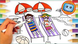 Dessin Summer Unique Images How to Draw Beach for Kids Summer Vacation