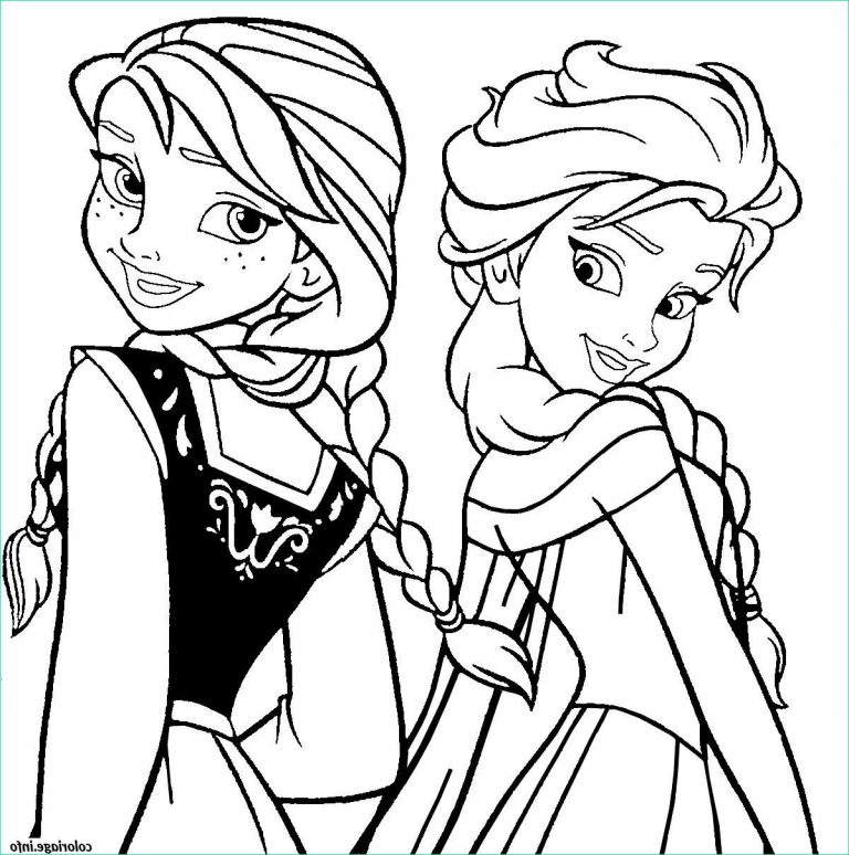 Dessins Colorier Reine Des Neiges Inspirant Stock Coloriage Elsa Et