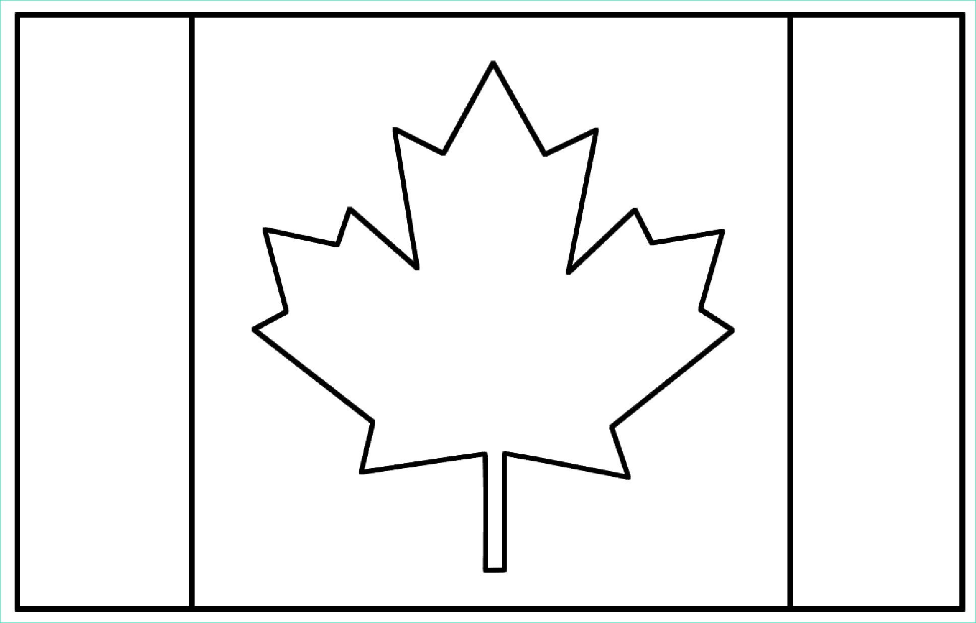 Drapeau Du Canada à Imprimer Nouveau Collection Drapeau Canada Coloriage De Drapeaux Coloriages Pour