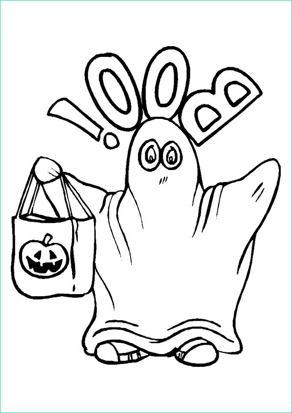 Fantome Dessin Facile Élégant Images Coloriage Halloween Deguisement Fantome Sur Hugolescargot