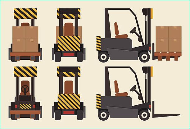 Front Dessin Inspirant Photographie Best forklift Illustrations Royalty Free Vector Graphics