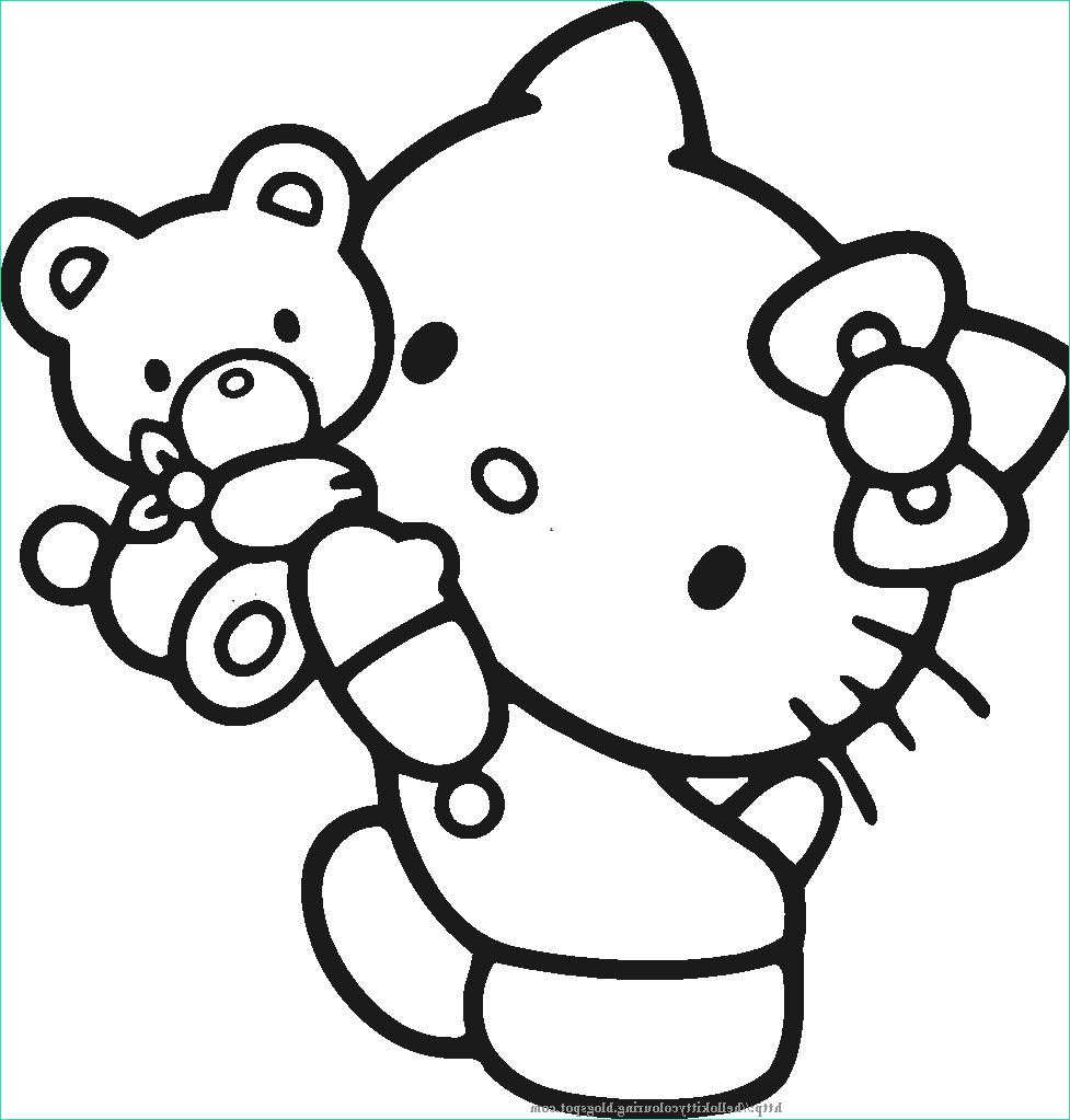 Hello Kitty à Colorier Bestof Photos Hello Kitty Coloring Pages