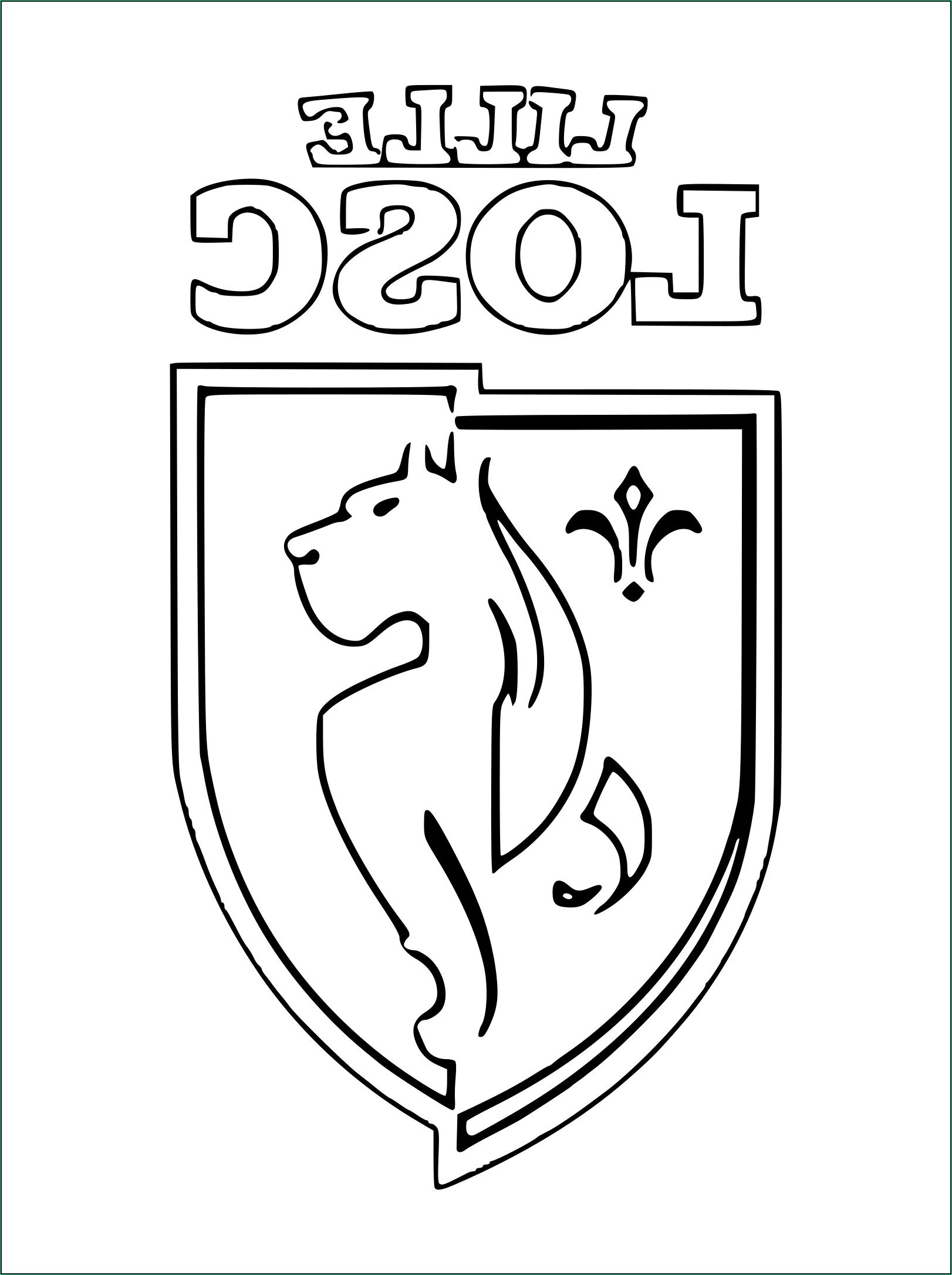 Logo Psg A Colorier Inspirant Galerie Coloriage Ecusson Foot Ligue 1