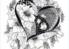 Love Dessin Nouveau Photos Love Heart with Leaves and Flowers Anti Stress Adult