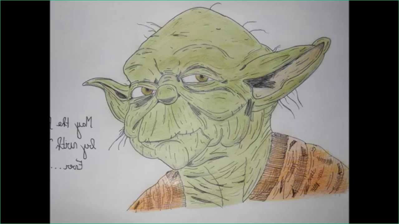 Maitre Yoda Dessin Impressionnant Stock How to Draw Master Yoda