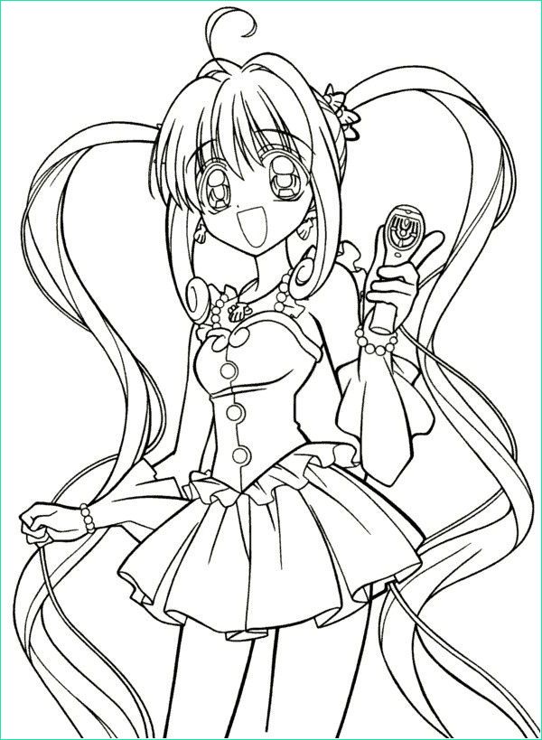 Manga Fille Dessin Luxe Galerie 12 Modeste Coloriage Manga Fille Chat Collection