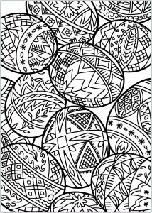 Oeufs Paques Dessin Cool Galerie Coloriage Oeuf De Paques Egg Pattern Dessin Paques Adulte