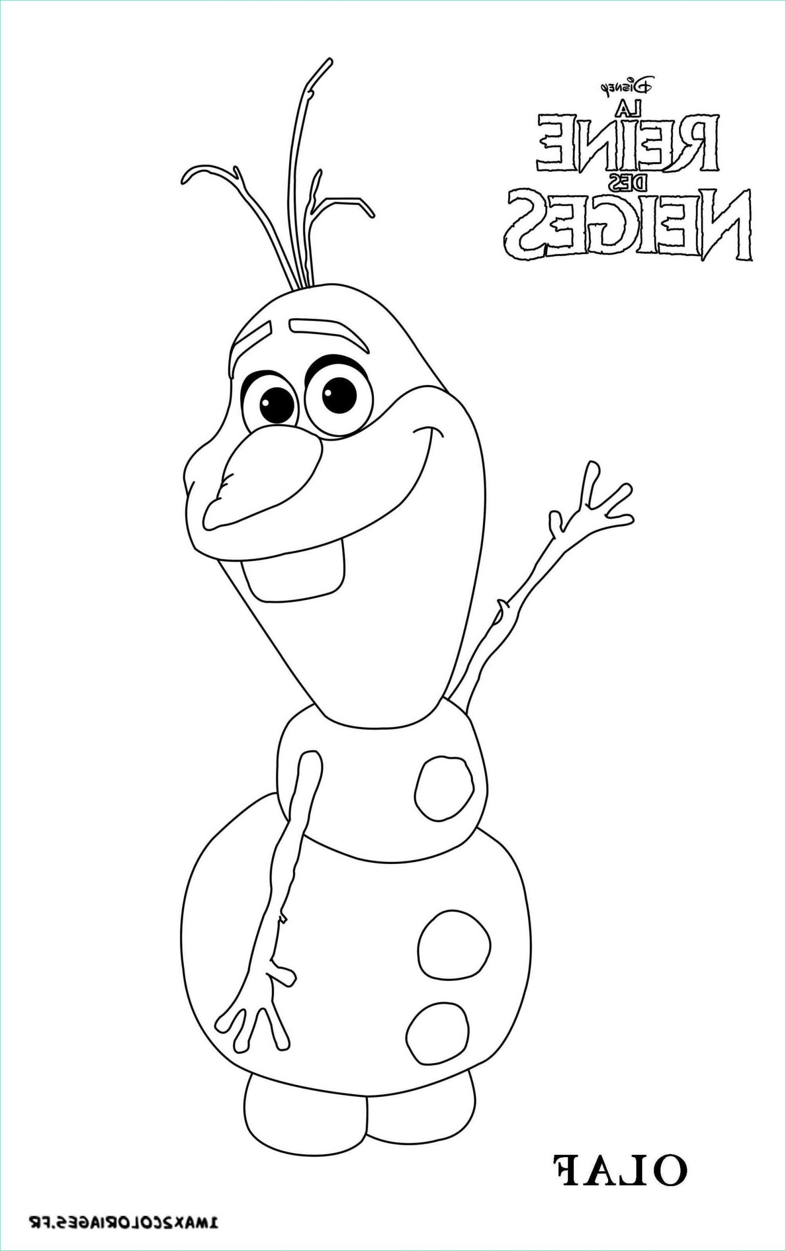 Olaf A Colorier Luxe Photos Coloriage Olaf [coloriages Disney]