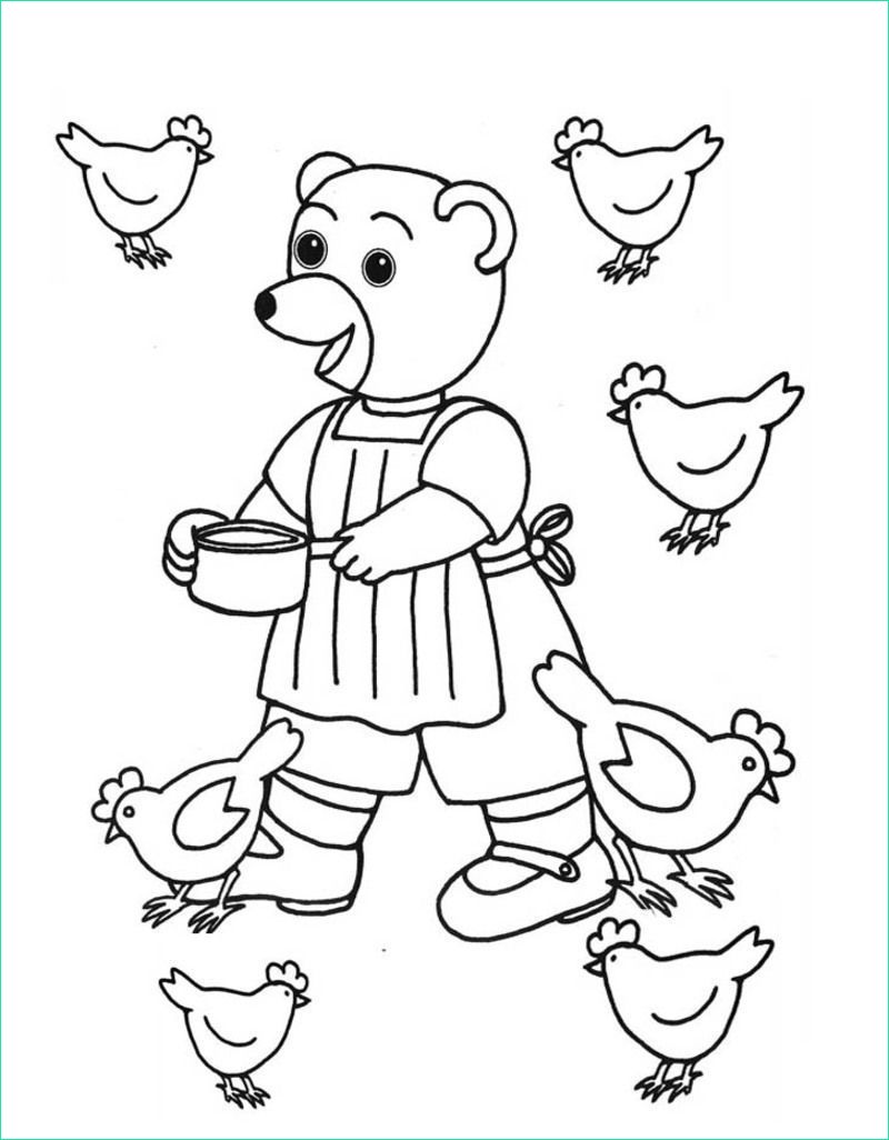 Petit Ours Brun Coloriage Unique Photographie Coloriage De La Ferme