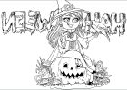 Sorcière Halloween Dessin Nouveau Images sorcière Et Texte Halloween Halloween Coloriages
