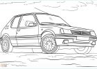 205 Dessin Bestof Photos Peugeot 205 Coloring Page
